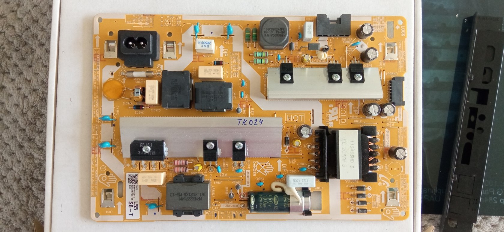 TK024 SAMSUNG UE50TU8070U POWER BN44-01054E L55S6_THS